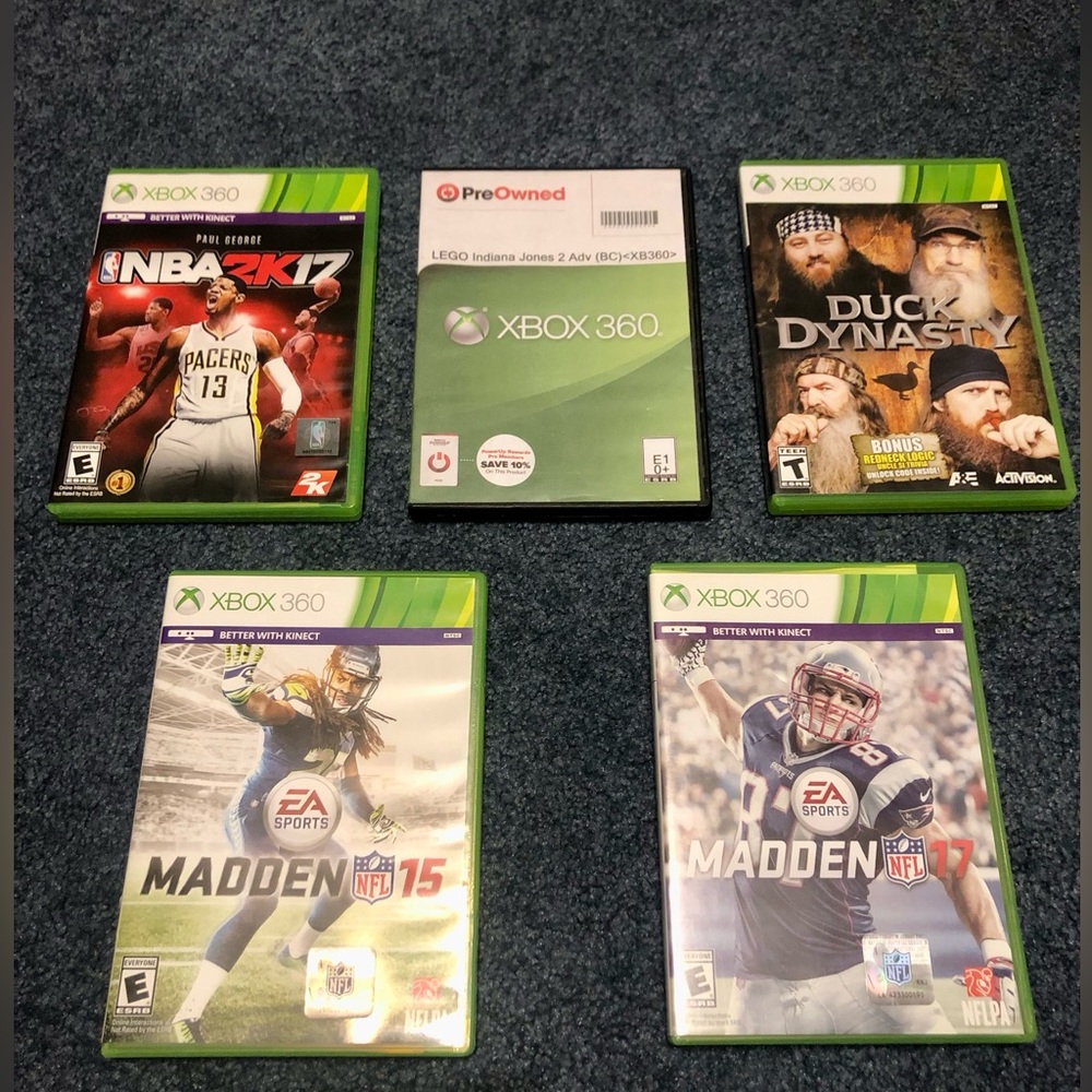 Lot of 6 Xbox 360 Games **Read Description